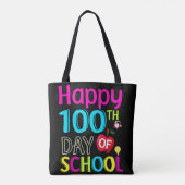 Happy-100-de-dag-van-school Tote Bag (Achterkant)