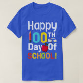 HAPPY 100 TH DAG VAN SCHOOL 2 T-SHIRT (Design voorkant)