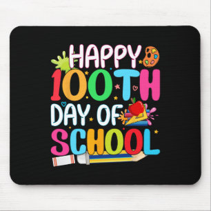 Happy 100e dag leerkrachten Kinder kind Happ Muismat