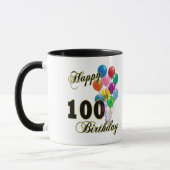 Happy 100th Birthday Gifts and Birthday Apparel Mok (Links)