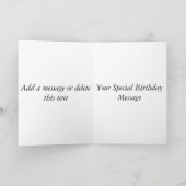Happy 100th Birthday Greeting Card - Customizable Kaart (Binnen)