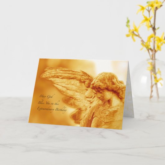 Happy 100th Birthday Kaart (Gele Bloem)