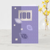 Happy 100th Birthday  Wenskaarten Kaart (Gele Bloem)