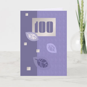 Happy 100th Birthday  Wenskaarten Kaart