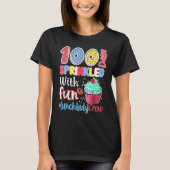 Happy 100th Day At School 100 Days Brighter 2023 L T-shirt (Voorkant)