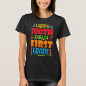 Happy 100th Day Of 1st Grade 100 School Days Teach T-shirt (Voorkant)