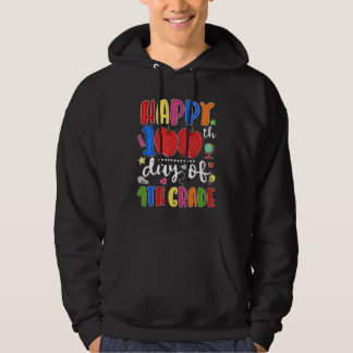Happy 100th Day Of 4th Grade For Kids Boys Girls S Hoodie