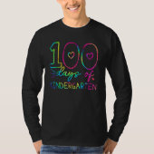 Happy 100th Day Of Kindergarten Tie Dye 100 Days T T-shirt (Voorkant)
