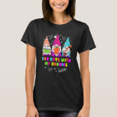 Happy 100th Day Of School 100 Days Of Gnomes Kinde T-shirt (Voorkant)