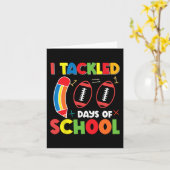 Happy 100th Day of School 100 Days of School Teach Kaart (Gele Bloem)
