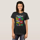 Happy 100th Day Of School 100 Days Smarter Cute 1s T-shirt (Voorkant volledig)