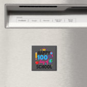 Happy 100th Day Of School 100 Days Smarter Teacher Magneet (Insitu (Vaatwasser))