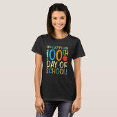 Happy 100th Day Of School 100 Days Smarter Teacher T-shirt (Voorkant volledig)