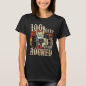 Happy 100th Day of School 4th Grade Gifts 100 Days T-shirt (Voorkant)