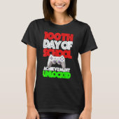 Happy 100th Day Of School Achieved Unlocked Video  T-shirt (Voorkant)
