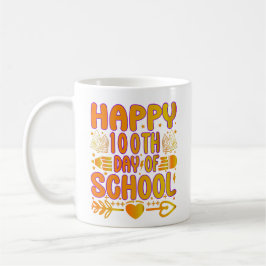 Happy 100th Day of School Coffee Mug Koffiemok