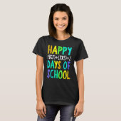 Happy 100th Day Of School Funny Math Formula Teach T-shirt (Voorkant volledig)