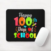 Happy 100th Day Of School Funny Teachers Sudents K Muismat (Met muis)