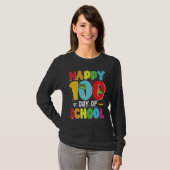 Happy 100th Day Of School Girls Funny 100 Days Of  T-shirt (Voorkant volledig)