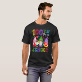 Happy 100th Day Of School Gnomes Virtual Teachers  T-shirt (Voorkant volledig)