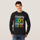 Happy 100th Day of School Kid Child Teacher 100 Da T-shirt (Voorkant volledig)