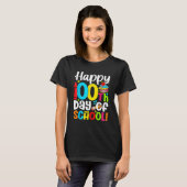 Happy 100th Day of School Kid Child Teacher 100 Da T-shirt (Voorkant volledig)