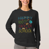 Happy 100th Day of School Students Teachers T-shirt (Voorkant)