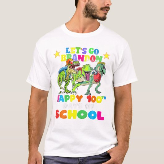 Happy 100th Day Of School T-shirt (Voorkant)