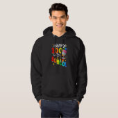 Happy 100th Day of School Teacher Dabbing 100 Days Hoodie (Voorkant volledig)