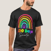 Happy 100th Day Of School  Teacher Kids 100 Days R T-shirt (Voorkant)