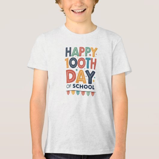 Happy 100th Day of School Teacher Life Shirt (Voorkant)