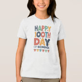 Happy 100th Day of School Teacher Life Shirt (Voorkant)