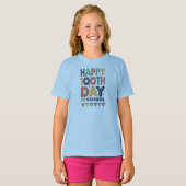 Happy 100th Day of School Teacher Life Shirt (Voorkant volledig)