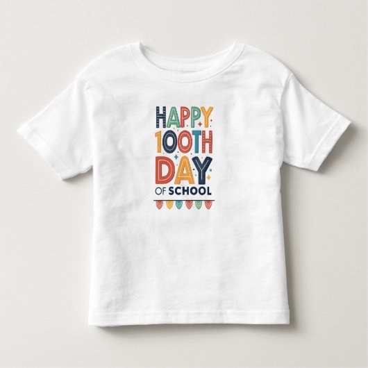 Happy 100th Day of School Teacher Life Shirt (Voorkant)
