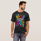 Happy 100th Day Of School Teachers Kids Hooray 100 T-shirt (Voorkant volledig)