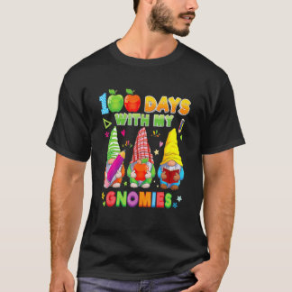 Happy 100th Day of School Three Gnomen Virtual Tea T-shirt