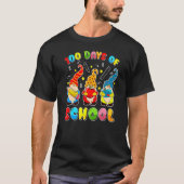 Happy 100th Day Of School Three Gnomes Virtual Tea T-shirt (Voorkant)