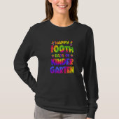 Happy 100th Day Of Smarter Kindergarten 100 Days T T-shirt (Voorkant)