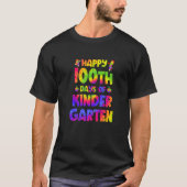 Happy 100th Day Of Smarter Kindergarten 100 Days T T-shirt (Voorkant)