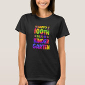 Happy 100th Day Of Smarter Kindergarten 100 Days T T-shirt (Voorkant)