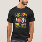 Happy 100th day of third grade Apparel 3rd teacher T-shirt (Voorkant)