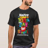 Happy 100th Days Of School School Counselor T-shirt (Voorkant)