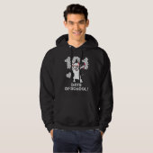 Happy 101 Days School Dog Lover Student Or Teacher Hoodie (Voorkant volledig)