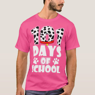Happy 101 Days School Hondenliefhebber student of  T-shirt