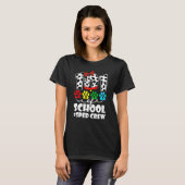 Happy 101 Days School Sped Crew Dog 100 Days Smart T-shirt (Voorkant volledig)