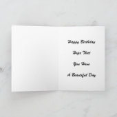 Happy 101st Birthday Flower Pansy Kaart (Binnen)