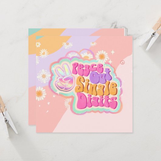 Happy 10th Birthday Kaart (Voorkant / Achterkant in situ)