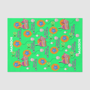 Happy 10th Birthday Tissue Paper #10 Green Tissuepapier