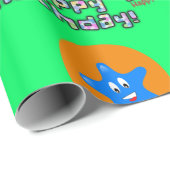 Happy 10th Birthday Wrapping Paper Balloons #10 Cadeaupapier (Rol Hoek)