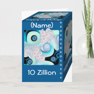 Happy 10th Birthday - Zillion of Hugs & Kisses Kaart